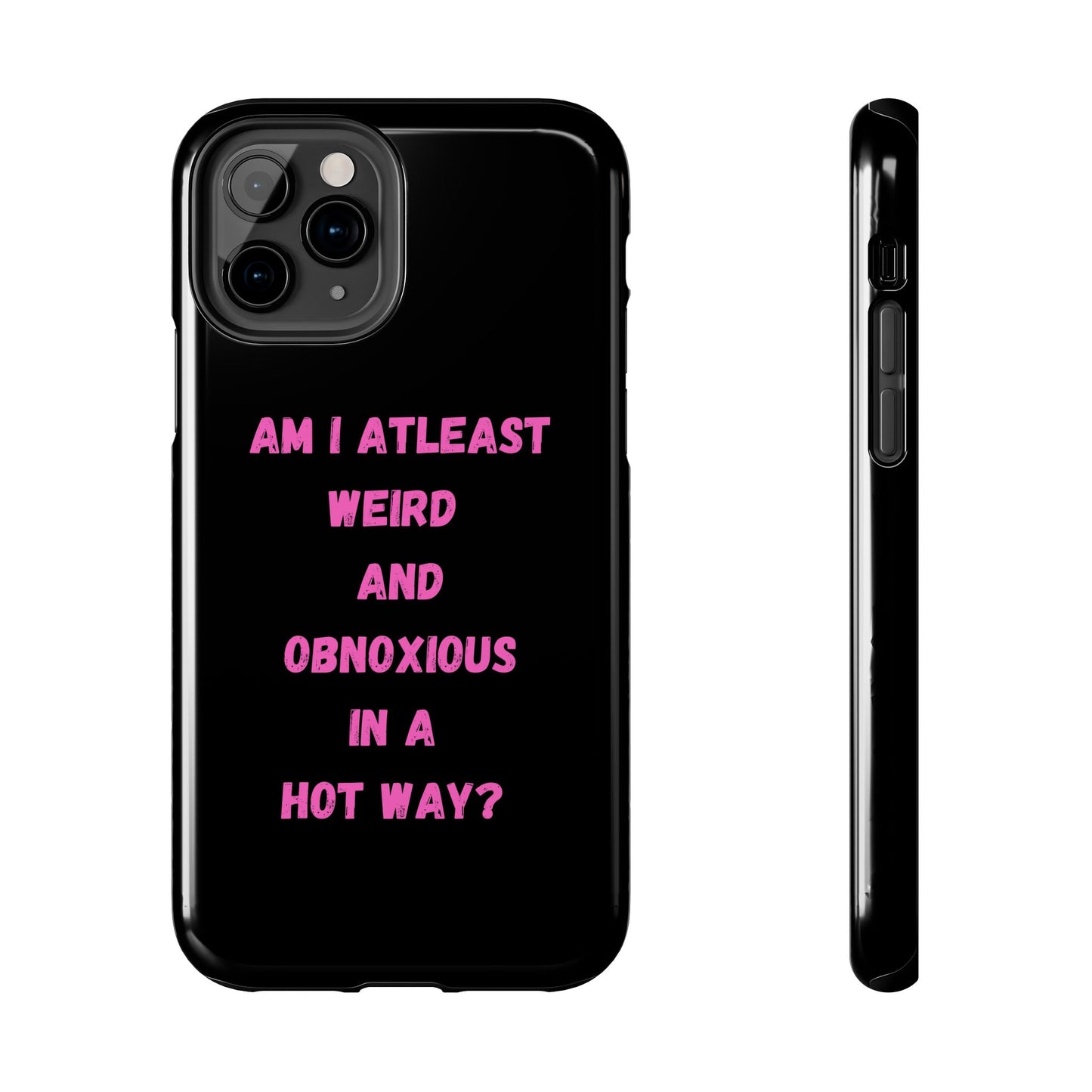 Fun Quote Phone case, iPhone 15, iPhone 14, iPhone 13, etc. Protective Tough double layered phone case. Trendy, Cute, Aesthetic case