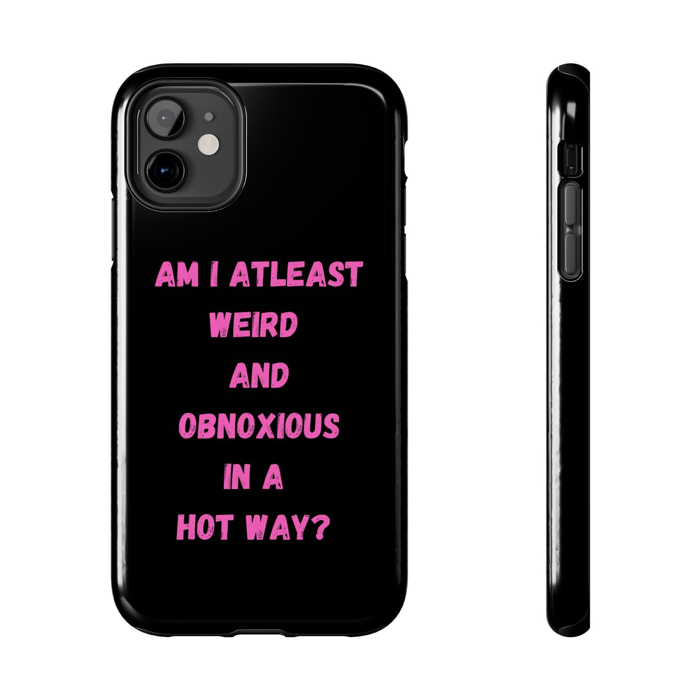 Fun Quote Phone case, iPhone 15, iPhone 14, iPhone 13, etc. Protective Tough double layered phone case. Trendy, Cute, Aesthetic case